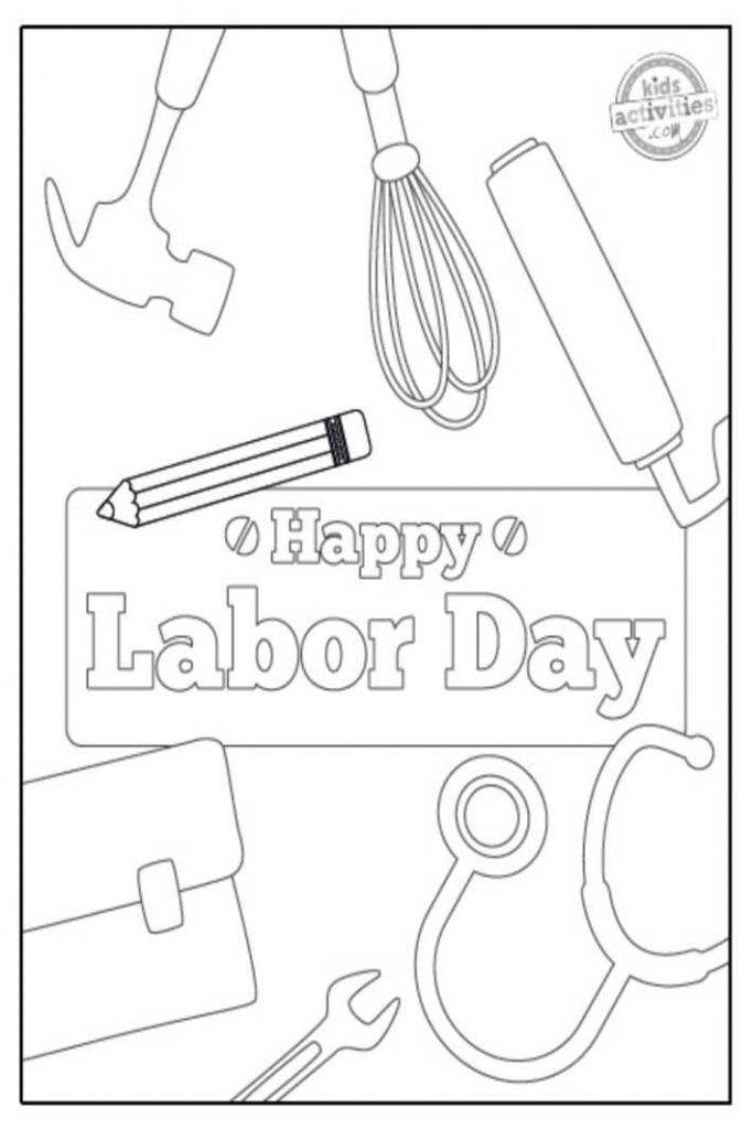 Free printable coloring pages labor day Download Free printable Free printable coloring pages labor day Download Free printable
