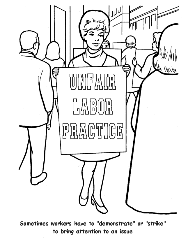 printable coloring pages labor day