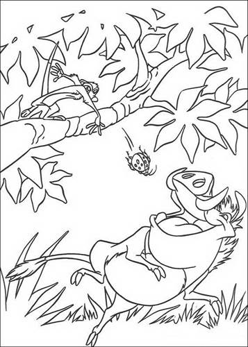 printable coloring pages lion king