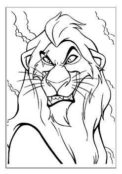 Charming Characters: Printable The Lion King Coloring Pages Collection for  Kids