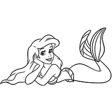printable coloring pages little mermaid