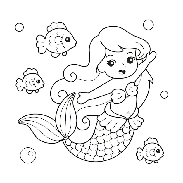 printable coloring pages little mermaid