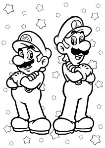 printable coloring pages mario