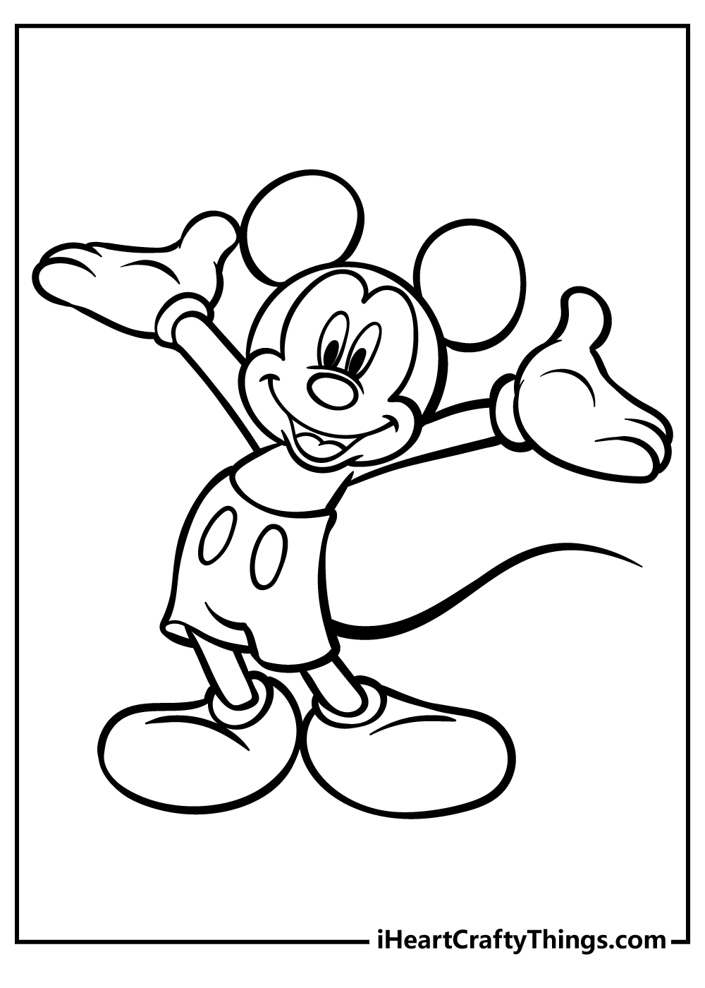 Mickey Mouse Coloring Pages Printable