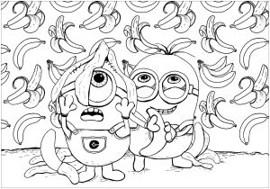 Minions Coloring pages for kids