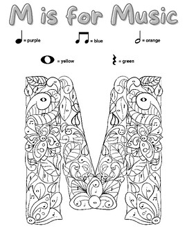 Music coloring sub | TPT