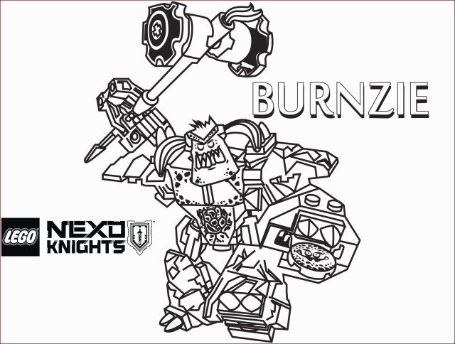 printable coloring pages nexo knights
