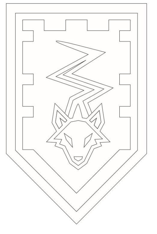 Kids-n-fun.com | Coloring page Lego Nexo Knights shields-4