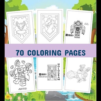 Engage in Lego Nexo Knights Magic: Download Printable Coloring ...