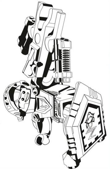printable coloring pages nexo knights
