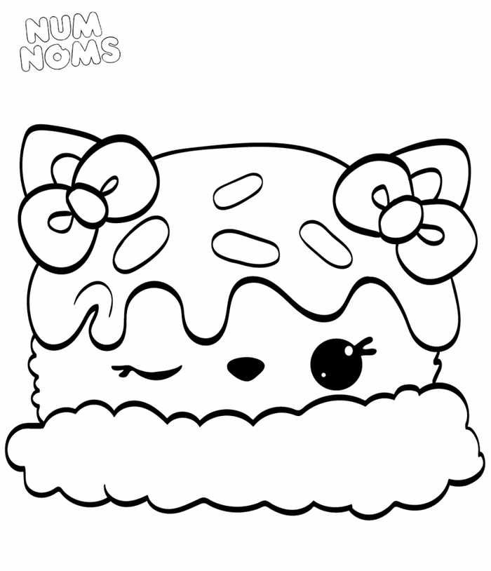 Printable Num Nom Coloring Pages PDF - Coloringfolder.com