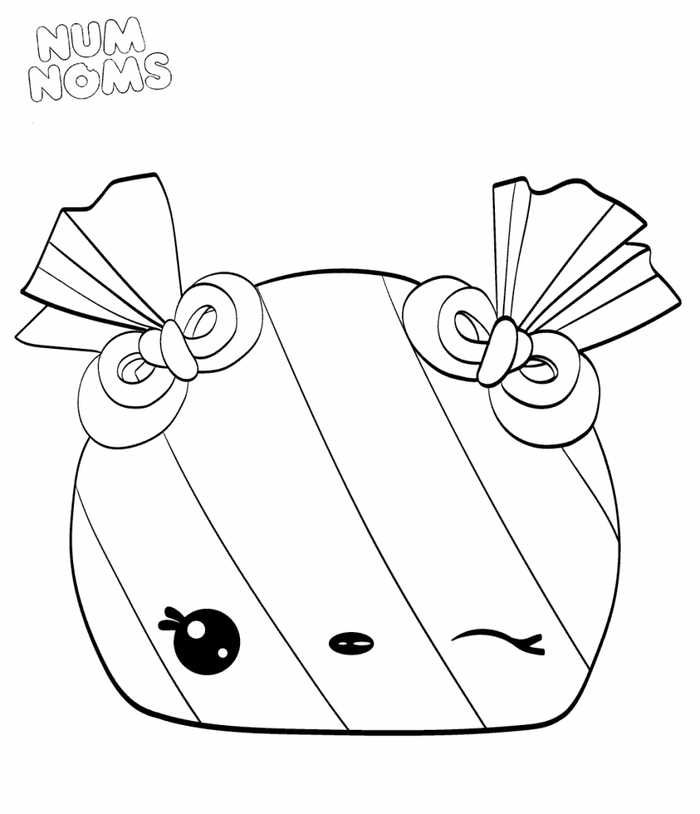 Printable Num Nom Coloring Pages PDF - Coloringfolder.com