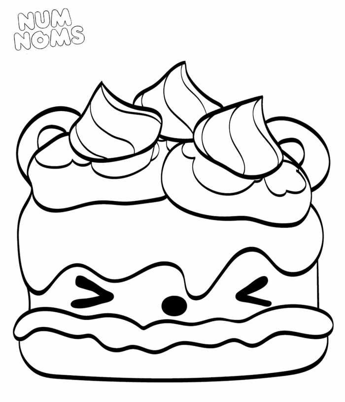 Printable Num Nom Coloring Pages PDF - Coloringfolder.com