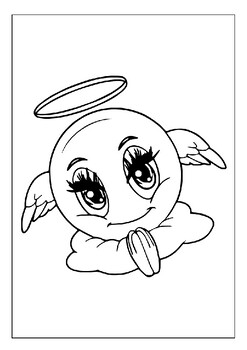 Expressive Joy: Printable Emojis Coloring Pages for Creative ...