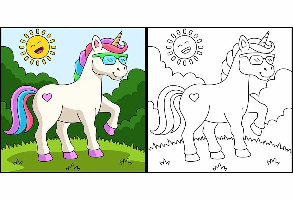 printable coloring pages of horse