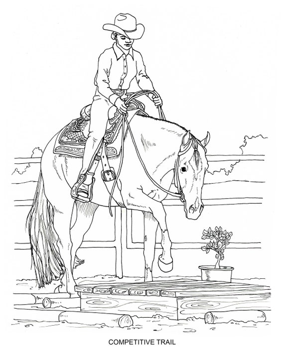 printable coloring pages of horse