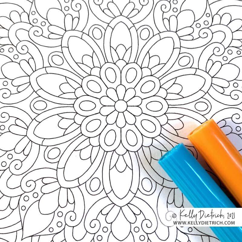 printable coloring pages of mandalas