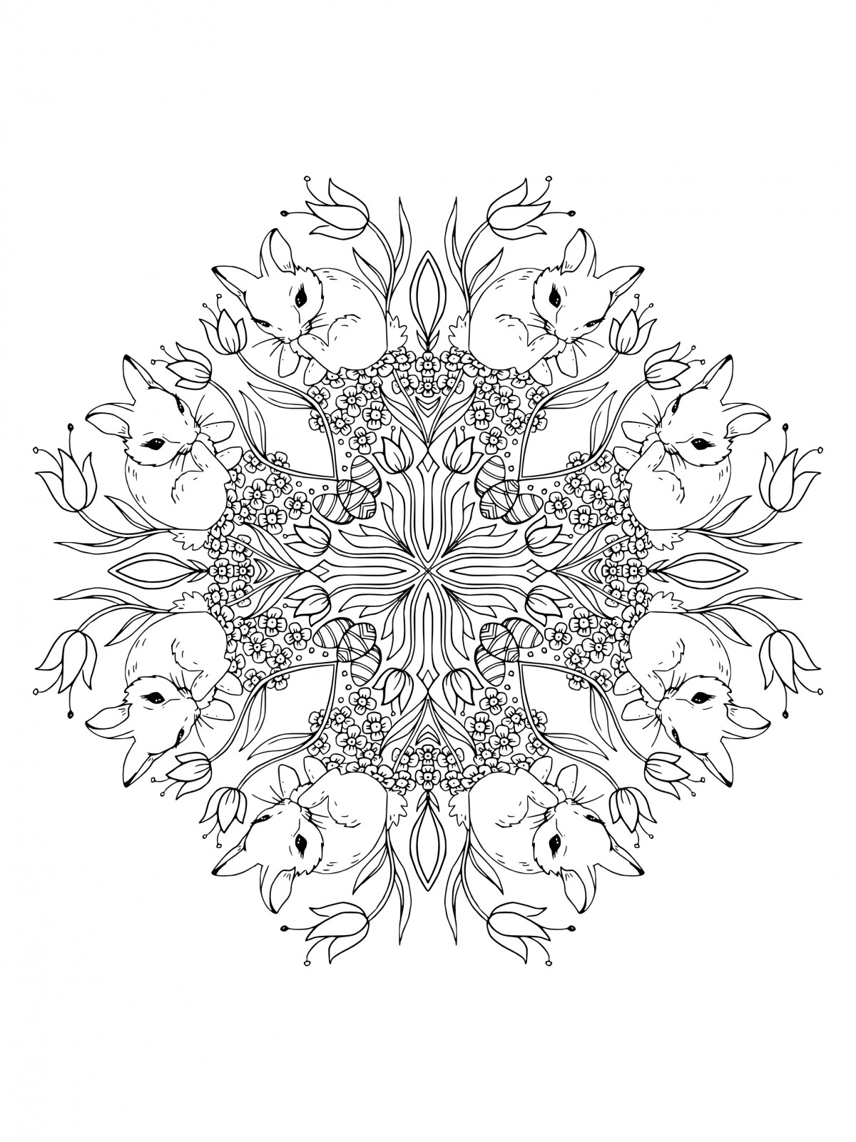 printable coloring pages of mandalas