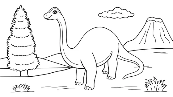 14 Diplodocus Coloring Pages (Free Printable PDFs)