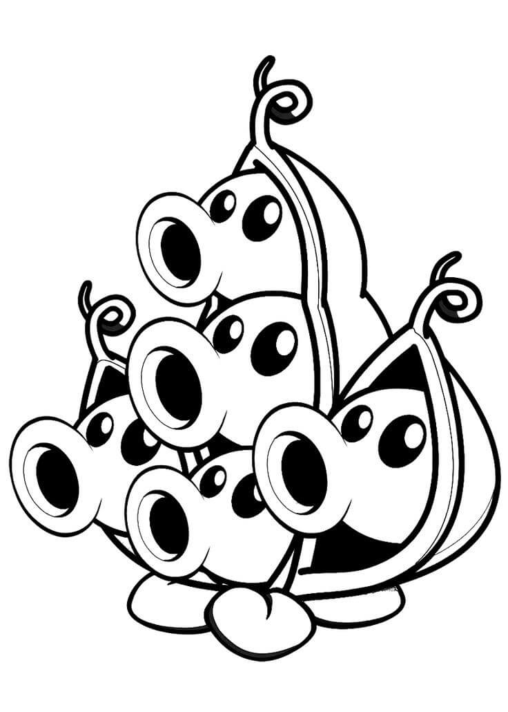 printable coloring pages plants vs zombies