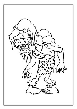 printable coloring pages plants vs zombies