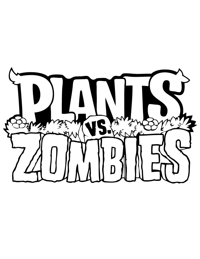 printable coloring pages plants vs zombies