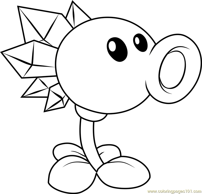 printable coloring pages plants vs zombies