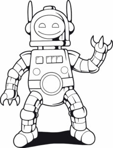 printable coloring pages robots