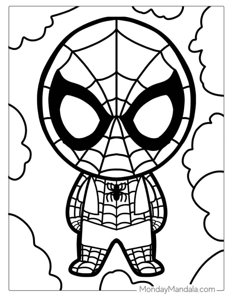 40 Spider-Man Coloring Pages (Free PDF Printables)