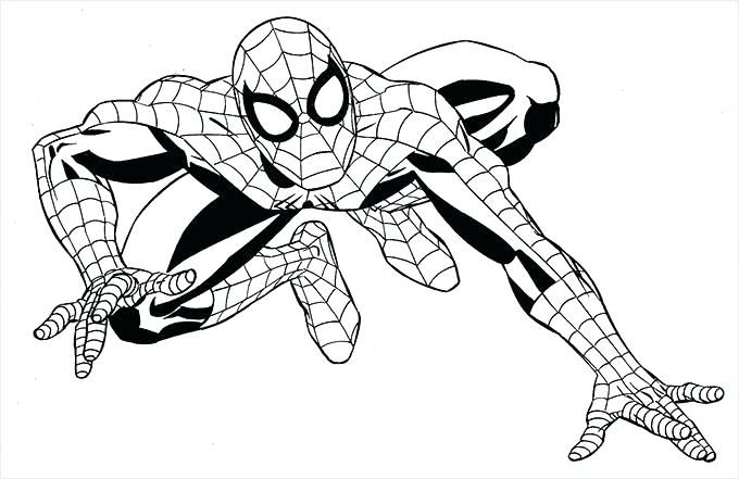 printable coloring pages spiderman