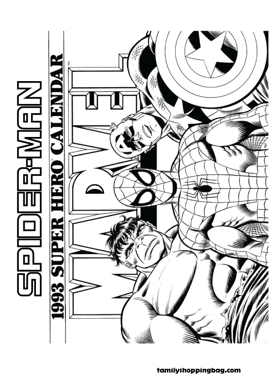 Free Printable Spiderman Coloring Pages and More | Lil Shannie.com