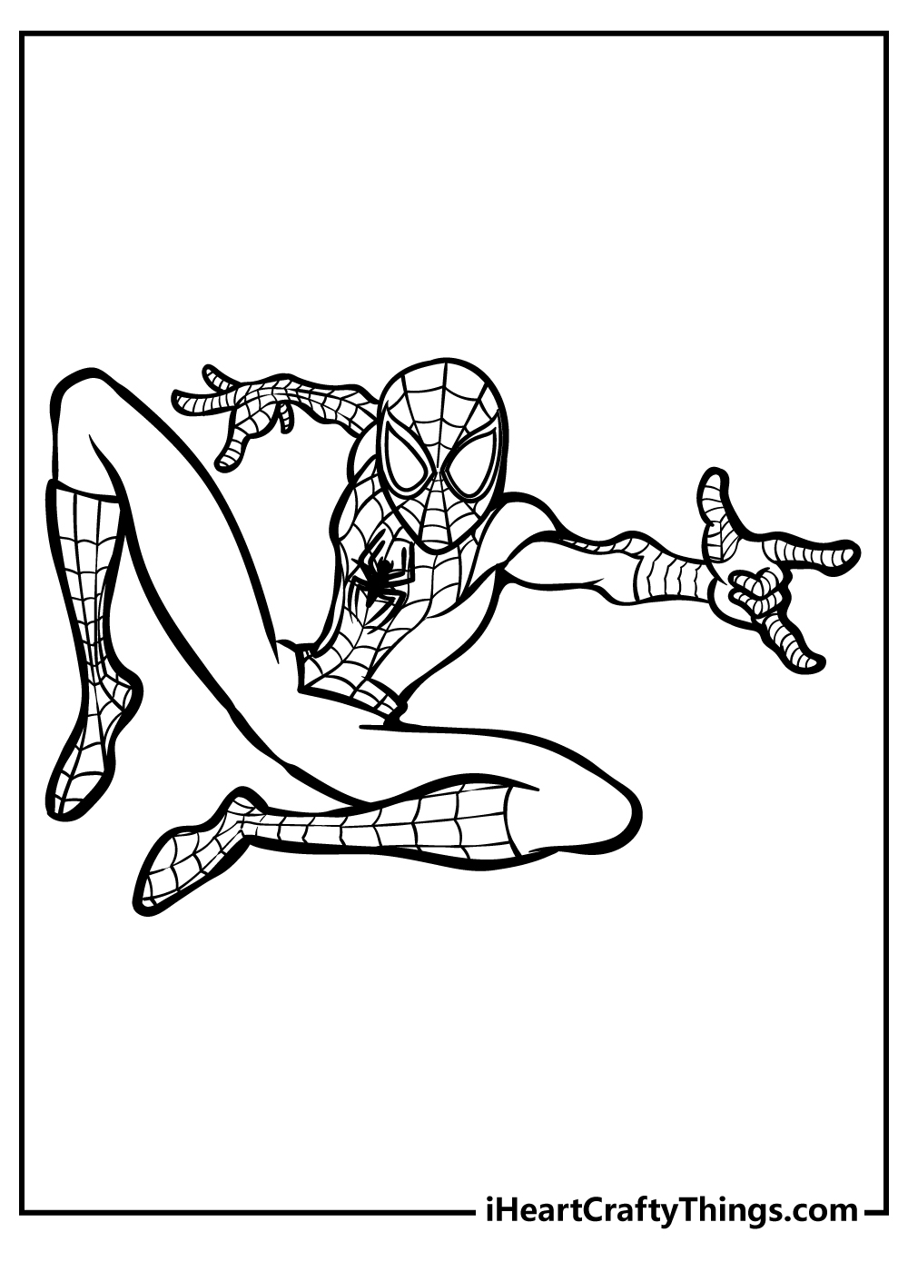 printable coloring pages spiderman