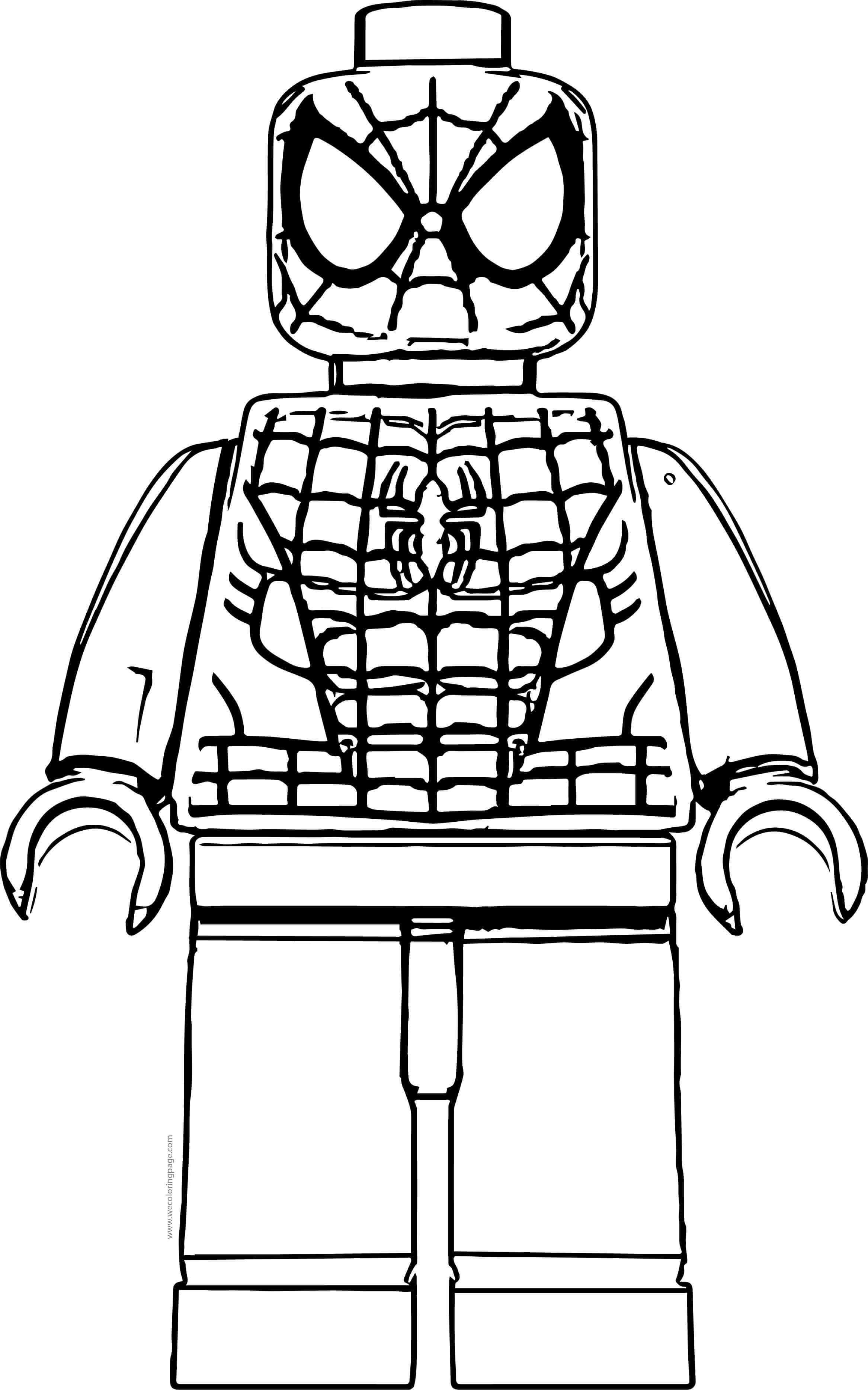 Lego Spiderman Coloring Pages - Printable Coloring Pages