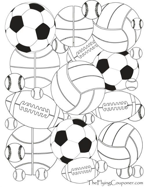 printable coloring pages sports