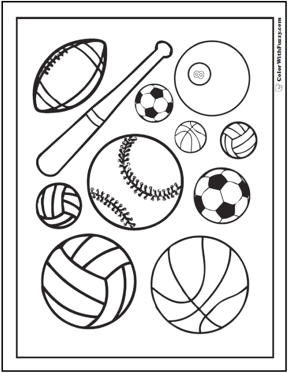 printable coloring pages sports