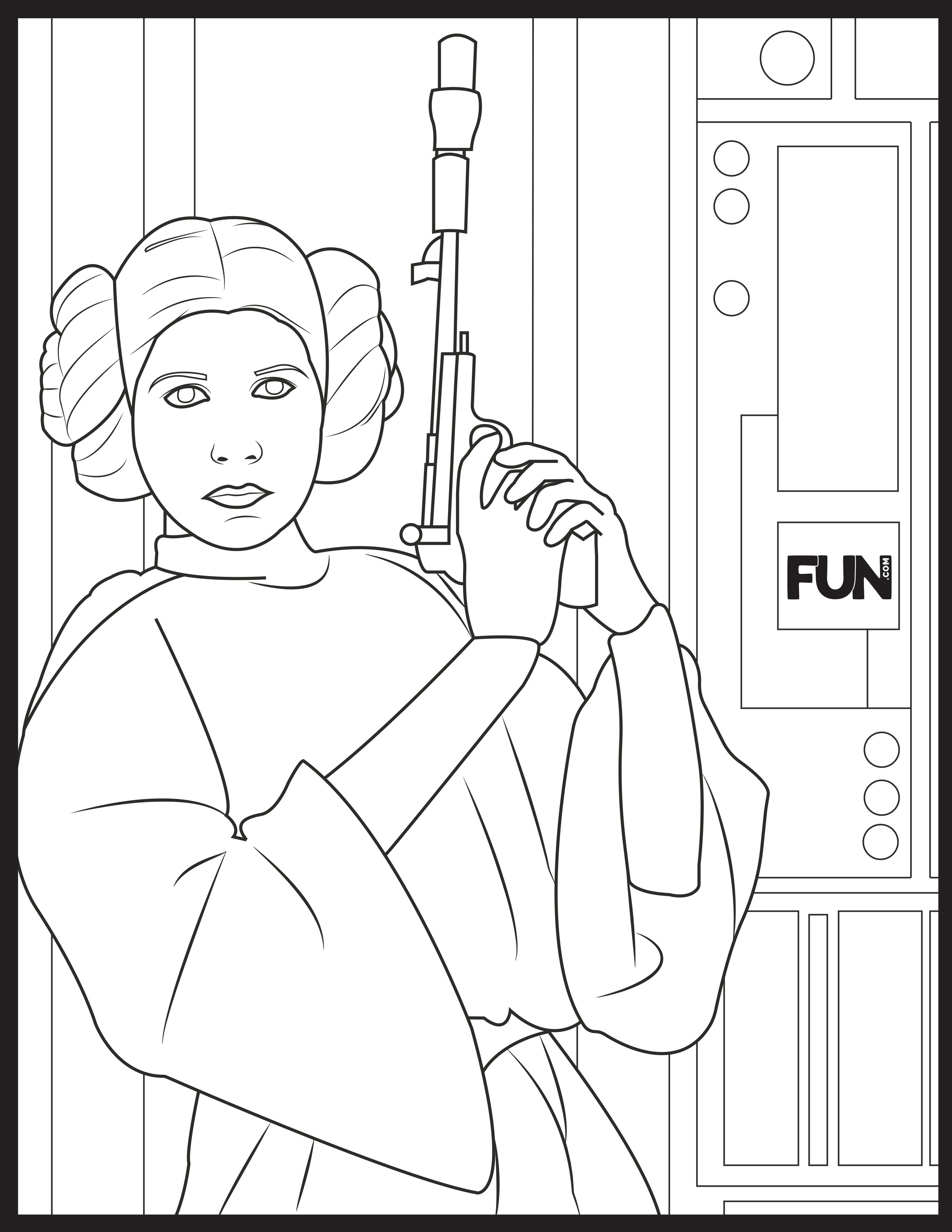 Star Wars Coloring Pages and Bingo Sheets [Printables] - FUN.com Blog
