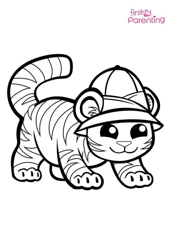 printable coloring pages tiger