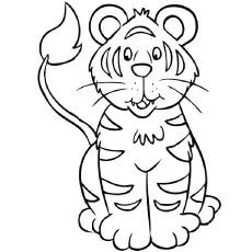 printable coloring pages tiger