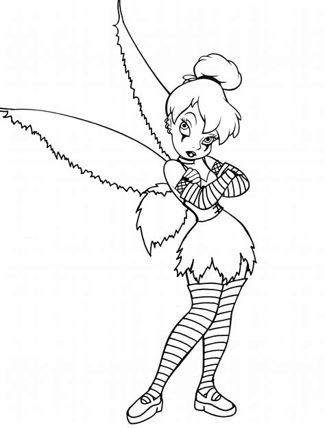 Printable Tinkerbell Coloring Sheets - Best Printable &  Template