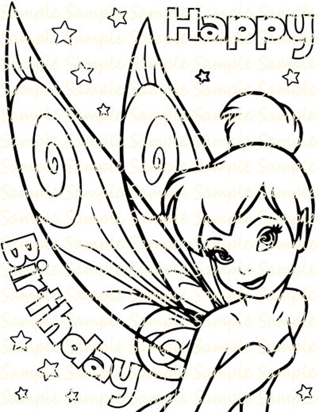 Tinkerbell Party Favor Printable Tinkerbell Party Supplies Fairy ...