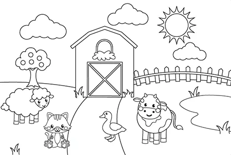 printable coloring pages with animals