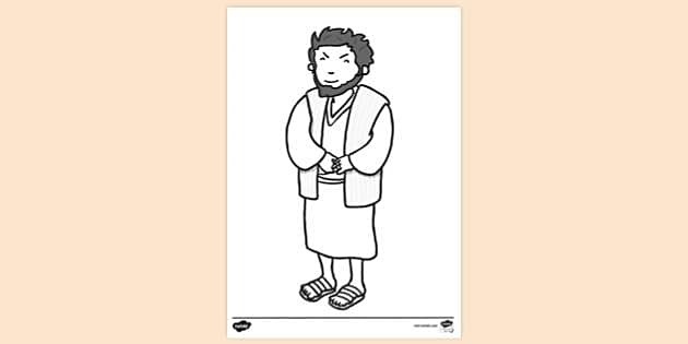 printable coloring pages zacchaeus