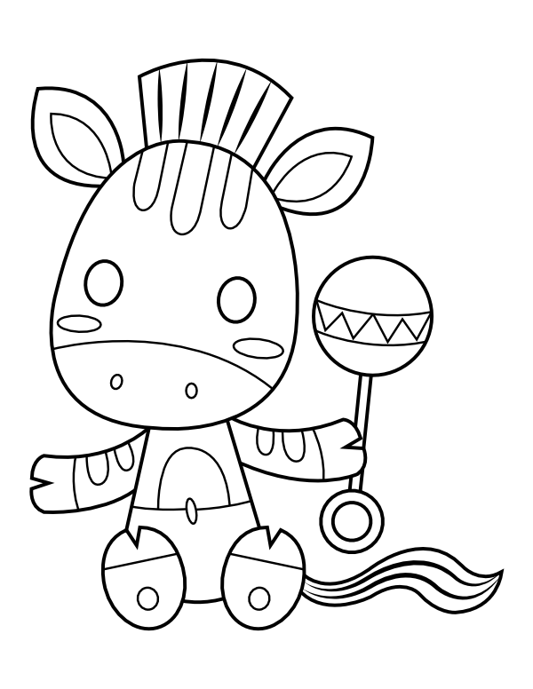 printable coloring pages zebra