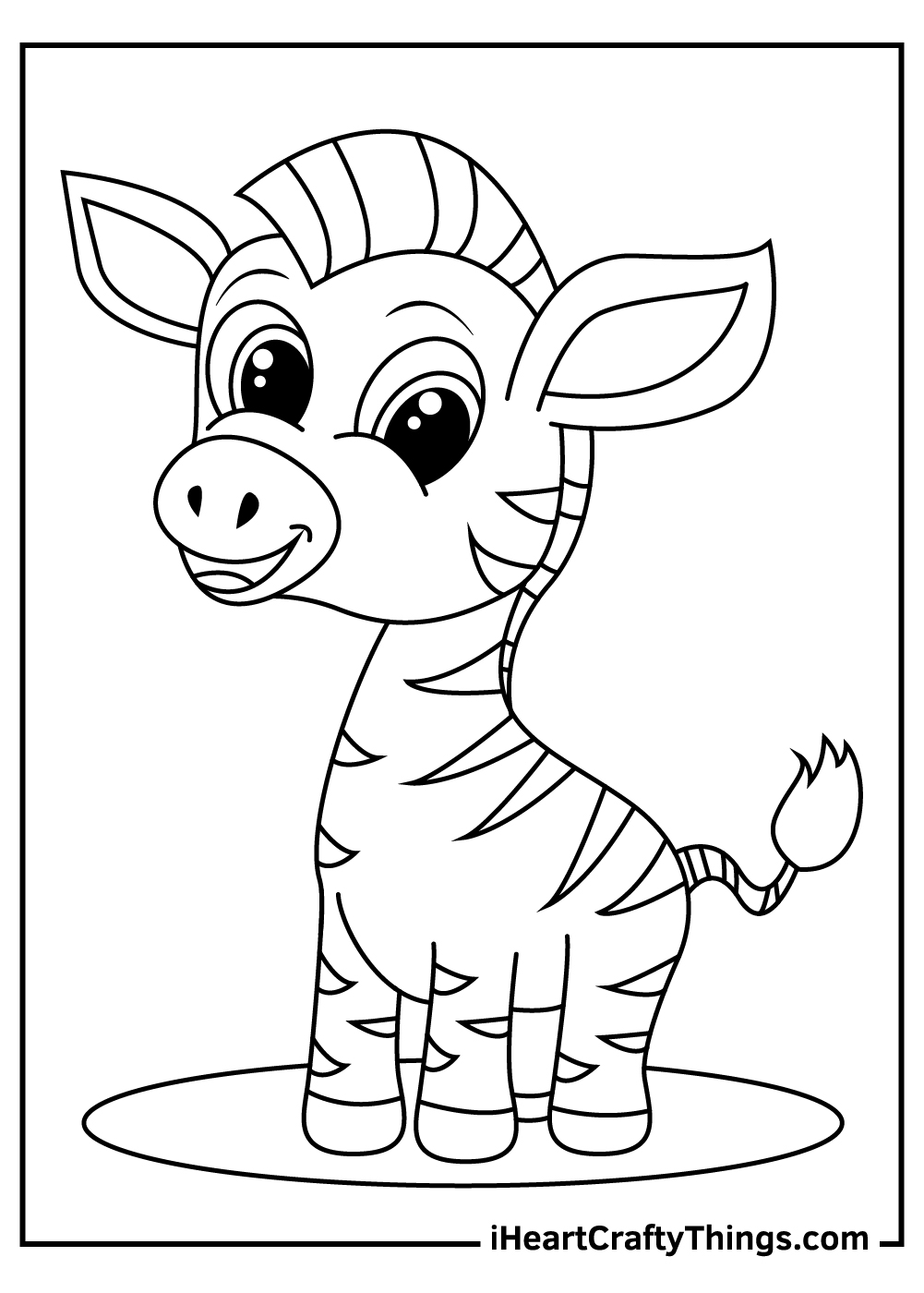 Zebra Coloring Pages (100% Free Printables)