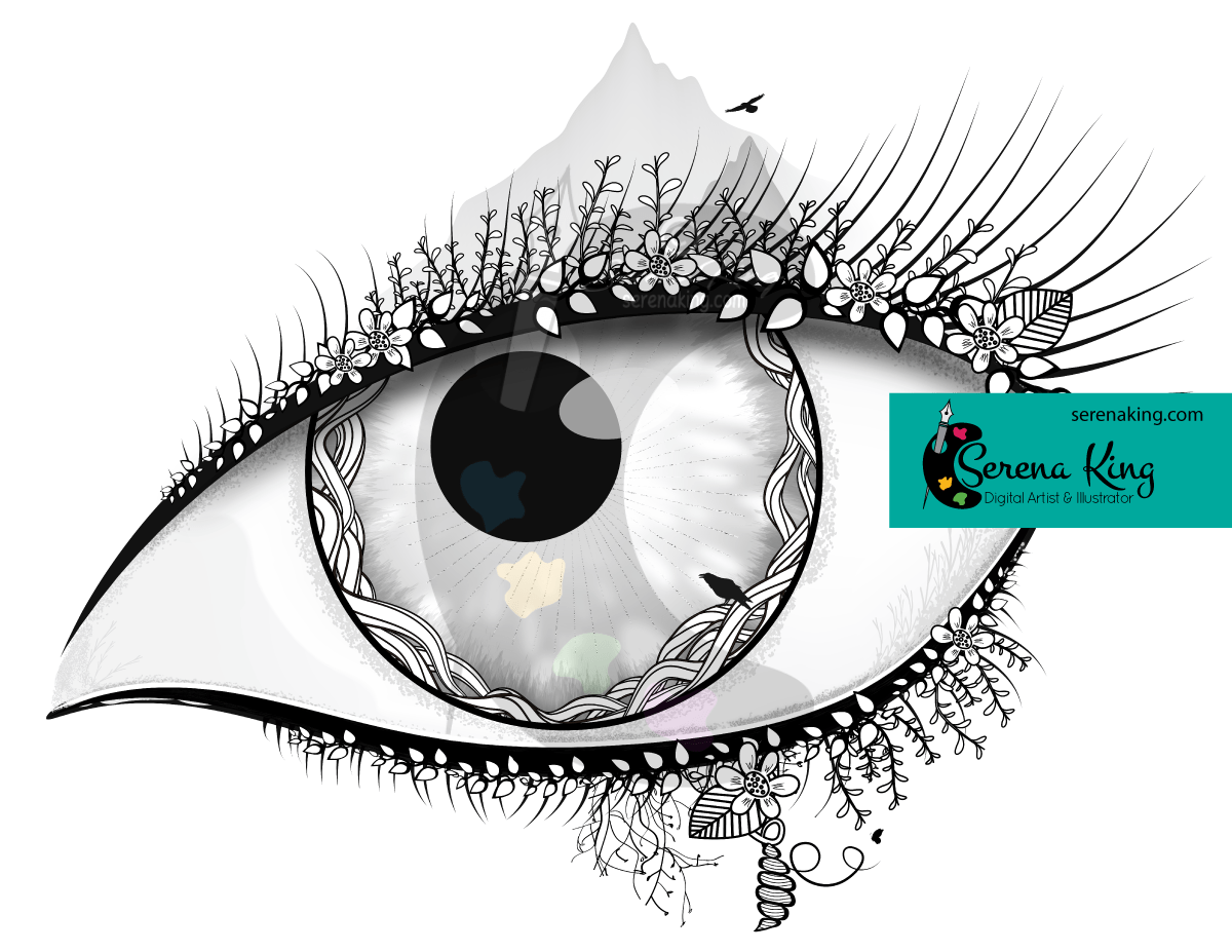 printable coloring picture of eyes