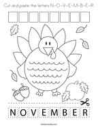 printable coloring sheets for november