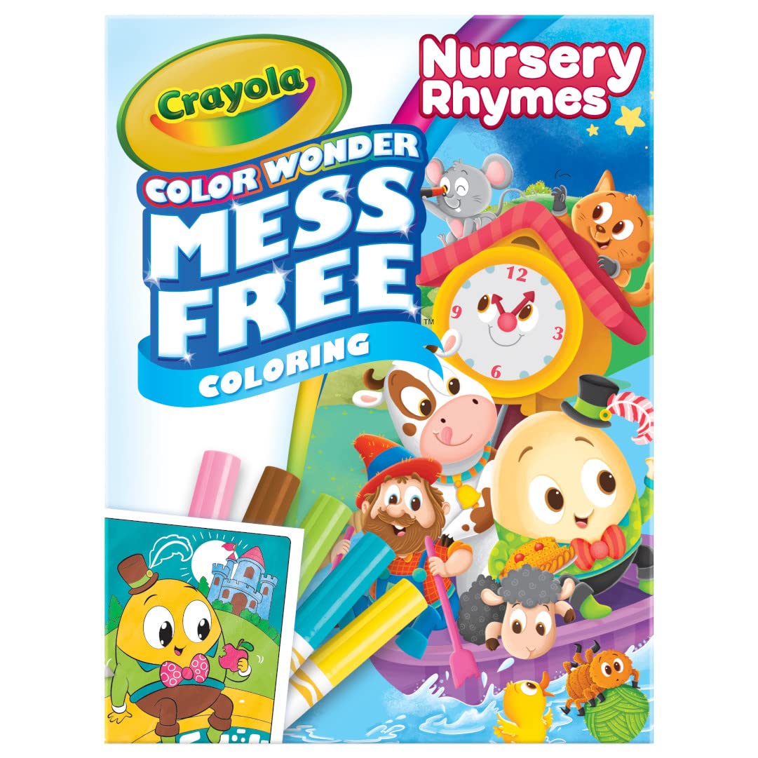 Amazon.com: Crayola Color Wonder Nursery Rhymes, Mess Free ...