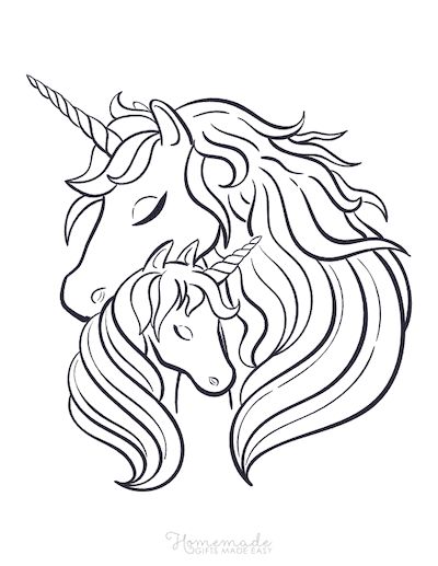 100+ Magical Unicorn Coloring Pages for Kids &  Adults