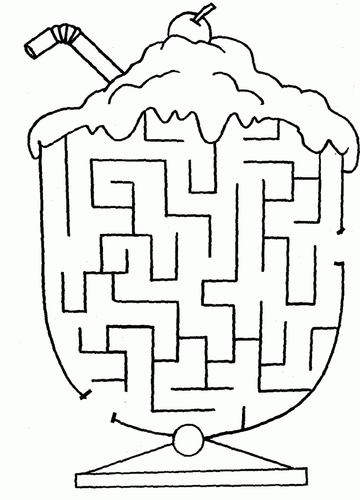 Easy Mazes. Printable Mazes for Kids. - Best Coloring Pages For Kids