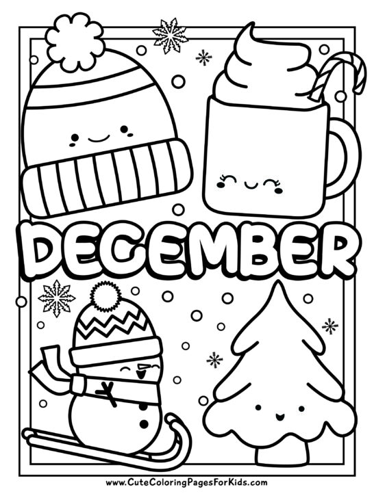 printable colouring pages for christmas